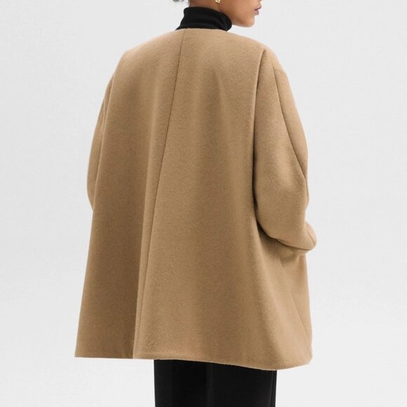 NWT $895 size M Theory Crew Cape DF Coat - Picture 4 of 5